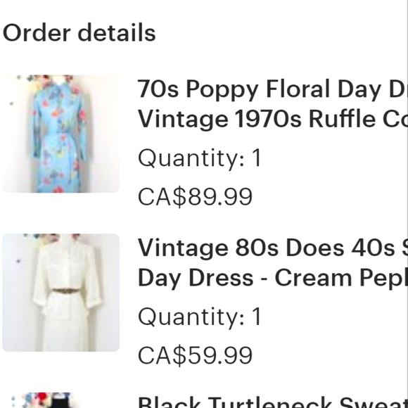 Vintage 80s Does 40s Medium Cream Peplum Midi Secretary Day Dress - Picture 3 of 3